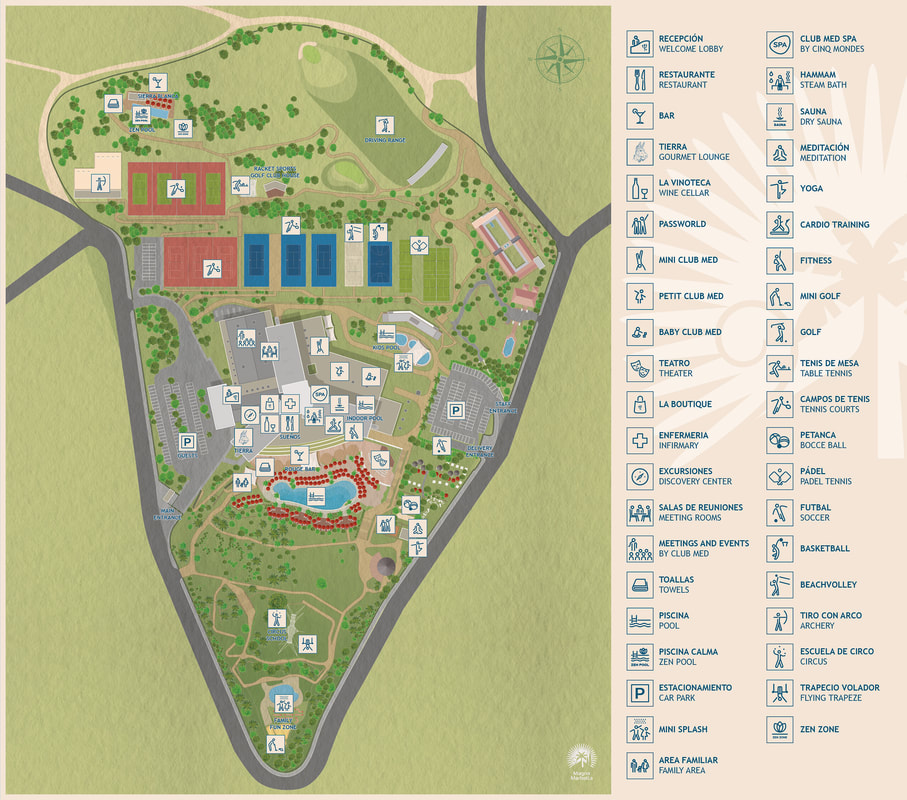 Magna Marbella Resort Map